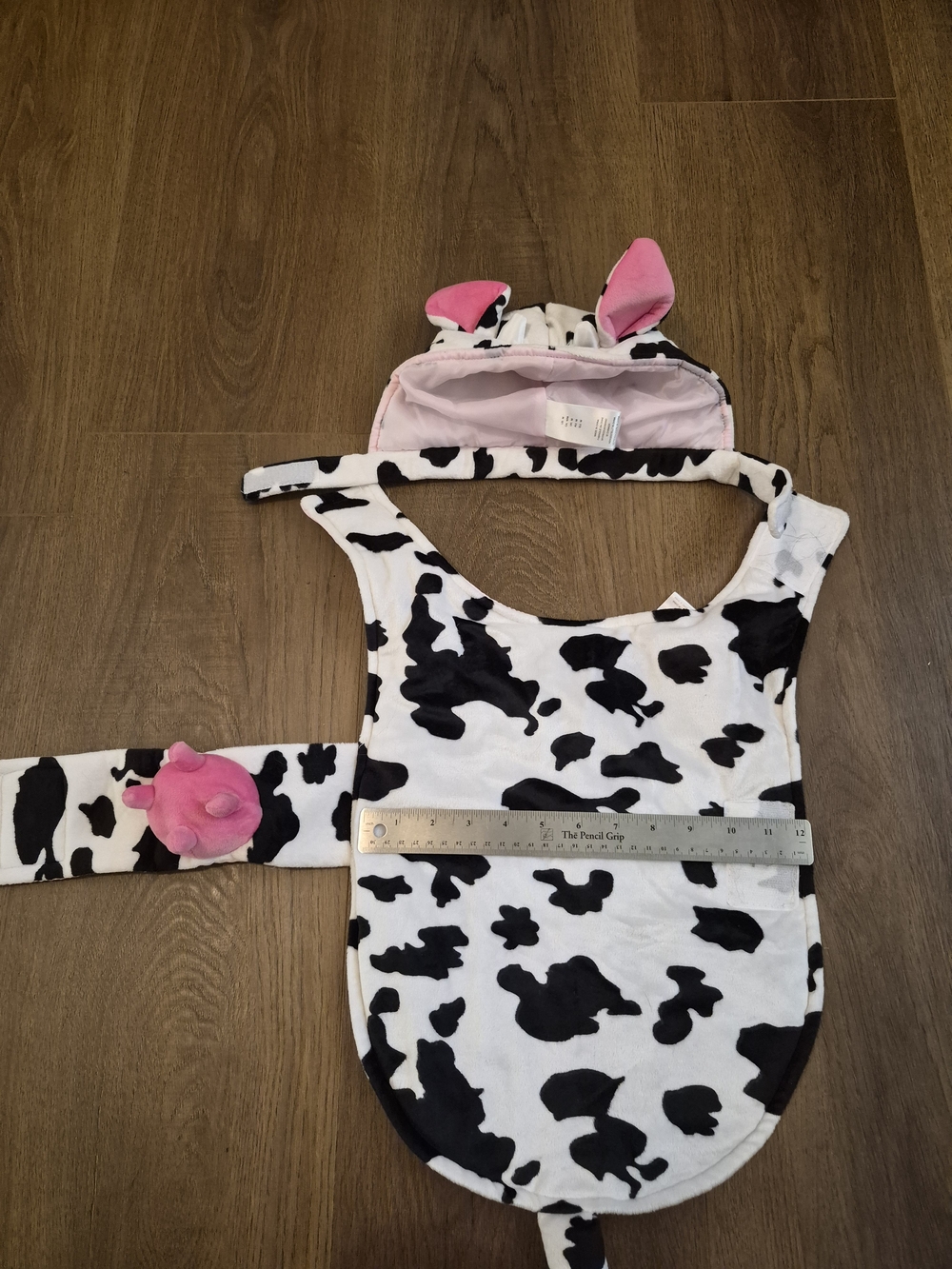 Cow Print Dpg Costume with Pink Ear Details